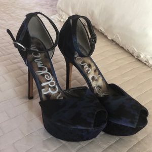 Sam Edelman peep toe platforms